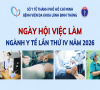 THÔNG TIN TUYỂN DỤNG TẠI “NGÀY HỘI VIỆC LÀM” NĂM 2026